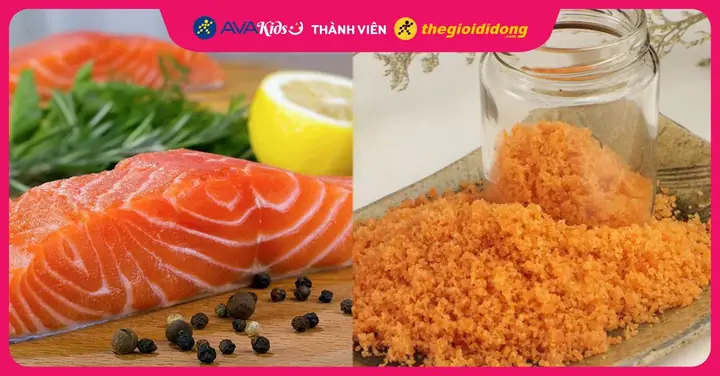 Cách Làm Ruốc Cá Hồi Cho Bé Ăn Dặm: 2 Công Thức Thơm Ngon Bổ Dưỡng Cách Làm Ruốc Cá Hồi Cho Bé Ăn Dặm: 2 Công Thức Thơm Ngon Bổ Dưỡng