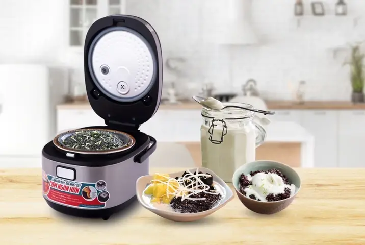Cách Nấu Sữa Chua Nếp Cẩm Bằng Nồi Cơm Điện Đơn Giản, Thơm Ngon Cách Nấu Sữa Chua Nếp Cẩm Bằng Nồi Cơm Điện Đơn Giản, Thơm Ngon
