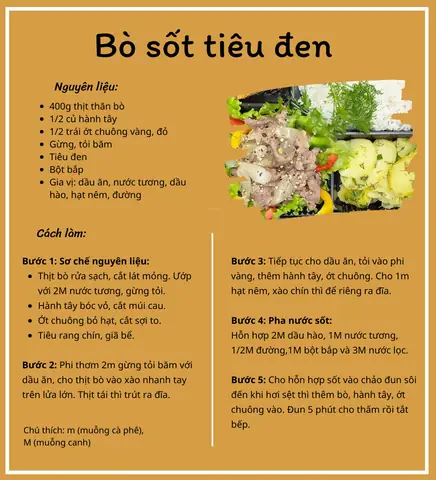 Công Thức Sốt Tiêu Đen Công Thức Sốt Tiêu Đen