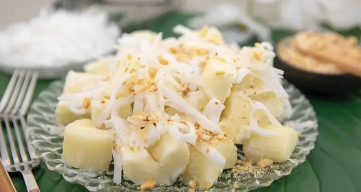 Cách Làm Khoai Mì Hấp Nước Cốt Dừa Củ Chi Cách Làm Khoai Mì Hấp Nước Cốt Dừa Củ Chi