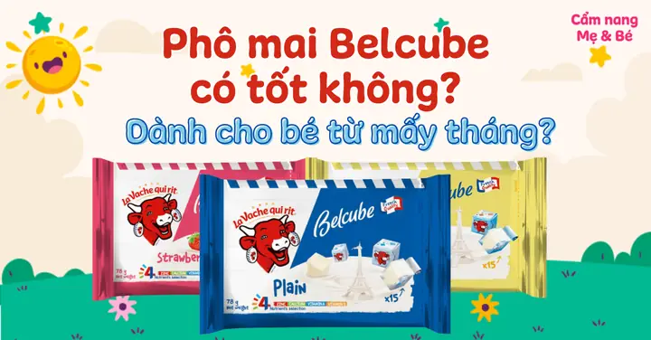Phô Mai Belcube Cho Bé Mấy Tháng? Hướng Dẫn An Toàn Từ Chuyên Gia