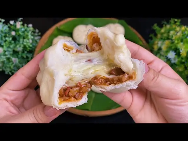 Cách Làm Bánh Bao Xá Xíu Phô Mai Tan Chảy Chuẩn Vị Tại Nhà
