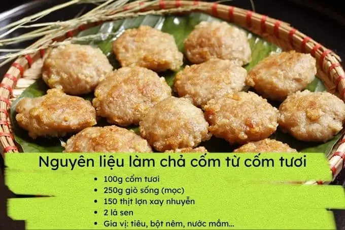 Hướng Dẫn Cách Làm Chả Cốm Từ Cốm Tươi Dẻo Thơm Chuẩn Vị Hà Nội