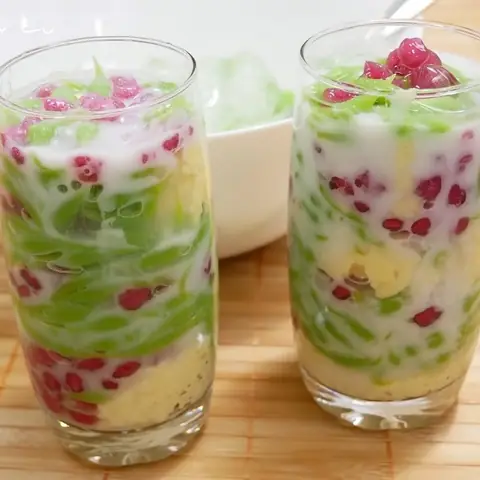 Chè Sương Sa Hạt Lựu Bánh Lọt Chè Sương Sa Hạt Lựu Bánh Lọt
