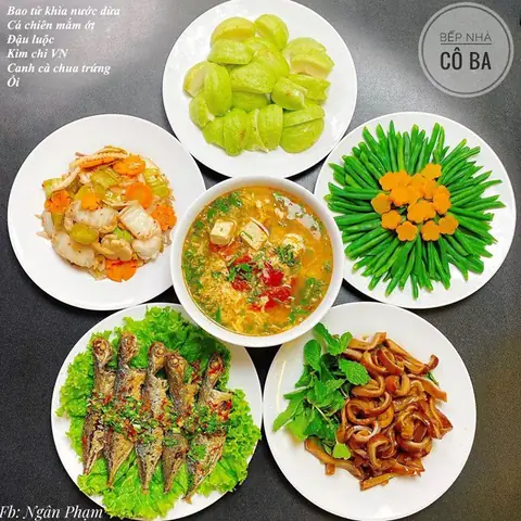 Gợi Ý Thực Đơn Mỗi Ngày Cân Bằng Dinh Dưỡng Cho Gia Đình