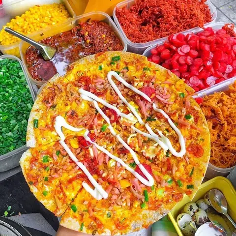 Hình Ảnh Bánh Tráng Nướng Đà Lạt: Cận Cảnh Món "pizza Việt Nam" Hình Ảnh Bánh Tráng Nướng Đà Lạt: Cận Cảnh Món "pizza Việt Nam"