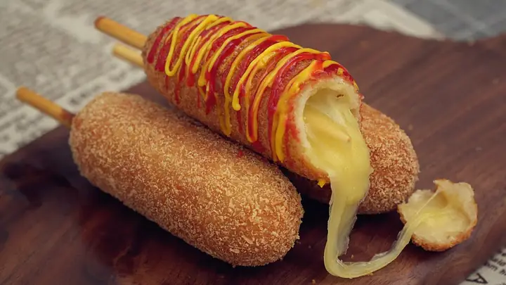 Hướng Dẫn Cách Làm Hotdog Phô Mai Hàn Quốc Giòn Rụm Chuẩn Vị