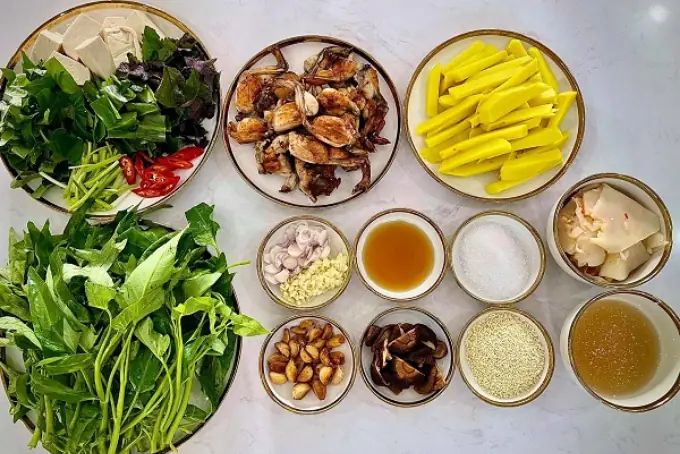 Lẩu Ếch Măng Cay Ăn Với Rau Gì Lẩu Ếch Măng Cay Ăn Với Rau Gì