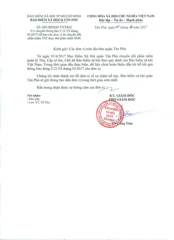 Bhxh Quận Tân Phú