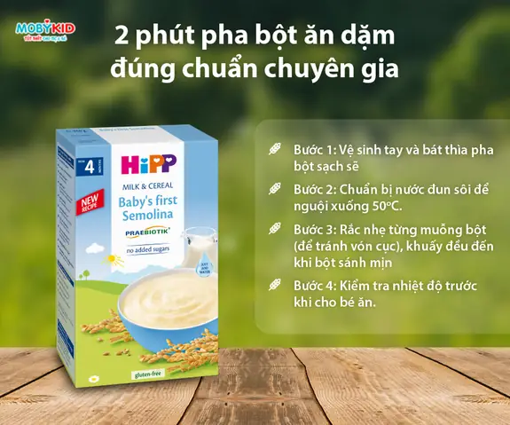 Bột Ăn Dặm Hipp Cho Trẻ 4 Tháng Bột Ăn Dặm Hipp Cho Trẻ 4 Tháng