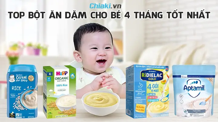 Bột Cho Trẻ Ăn Dặm 4 Tháng Tuổi