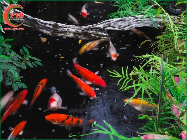 Cá Koi Cạ Mình Cá Koi Cạ Mình