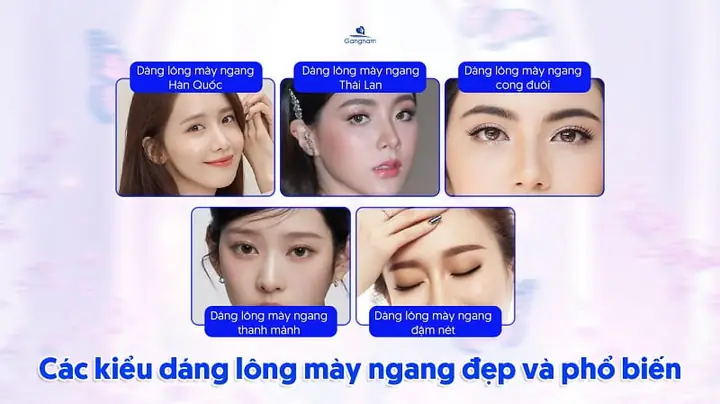 Các Kiểu Lông Mày Tướng Số Các Kiểu Lông Mày Tướng Số