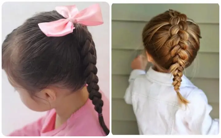 Các Kiểu Tết Tóc Đơn Giản Cho Bé Gái