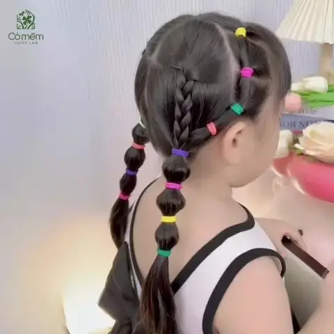 Các Kiểu Tết Tóc Đơn Giản Cho Bé Gái