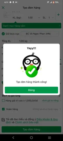Cách Tạo Đơn Ghtk