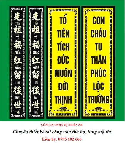 Câu Đối Nhà Thờ Câu Đối Nhà Thờ