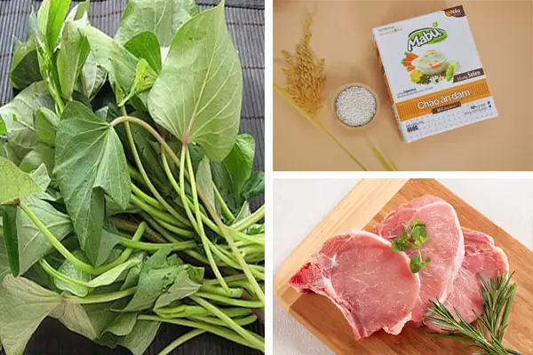 Cháo Rau Khoai Lang Cho Bé Ăn Dặm Cháo Rau Khoai Lang Cho Bé Ăn Dặm