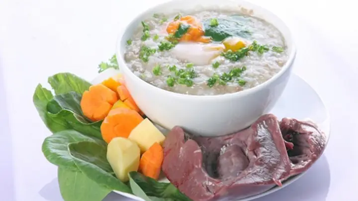 Cháo Tim Cật Nấu Với Rau Gì Cháo Tim Cật Nấu Với Rau Gì