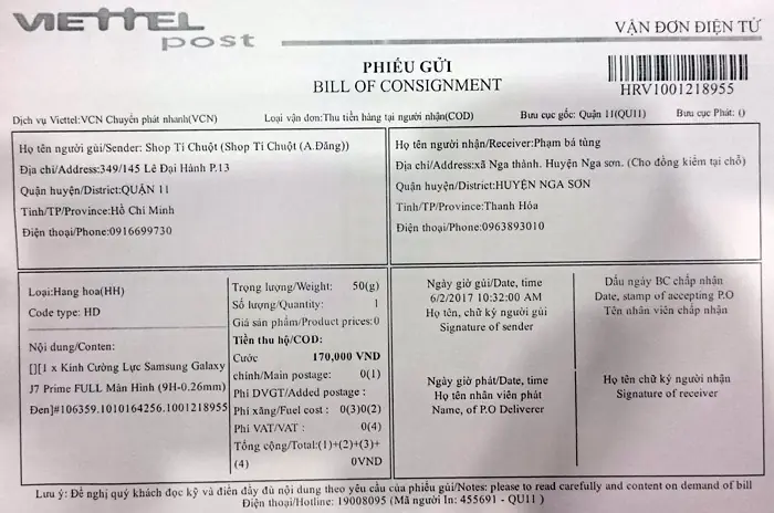 Check Bill Bưu Điện Check Bill Bưu Điện