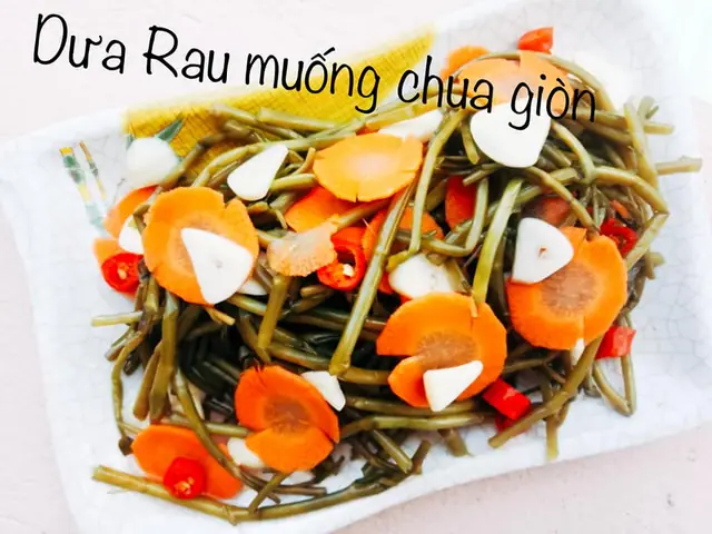 Hướng Dẫn Chi Tiết Cách Làm Dưa Rau Muống Chua Ngọt Giòn Lâu