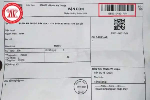 Đơn Hàng Bưu Điện