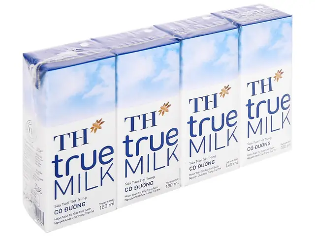 Giá 1 Hộp Sữa Th True Milk 180ml Có Đường Giá 1 Hộp Sữa Th True Milk 180ml Có Đường