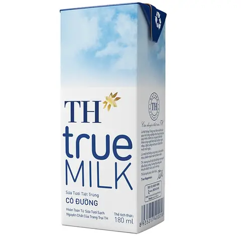 Giá 1 Hộp Sữa Th True Milk 180ml Có Đường Giá 1 Hộp Sữa Th True Milk 180ml Có Đường