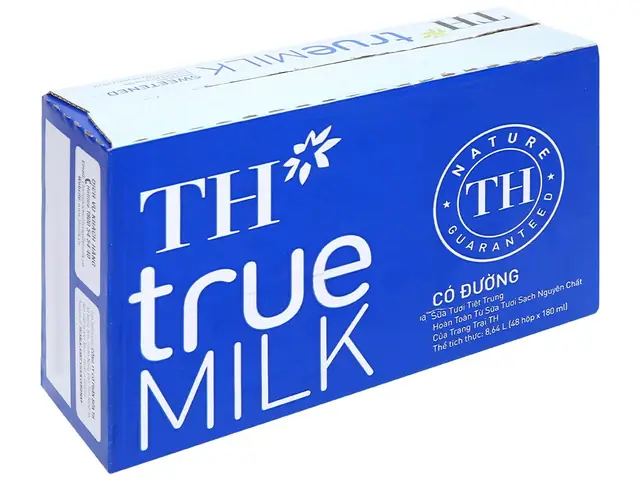 Giá 1 Hộp Sữa Th True Milk 180ml Có Đường Giá 1 Hộp Sữa Th True Milk 180ml Có Đường
