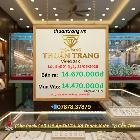 Giá Vàng 24k Ở Cần Thơ Giá Vàng 24k Ở Cần Thơ