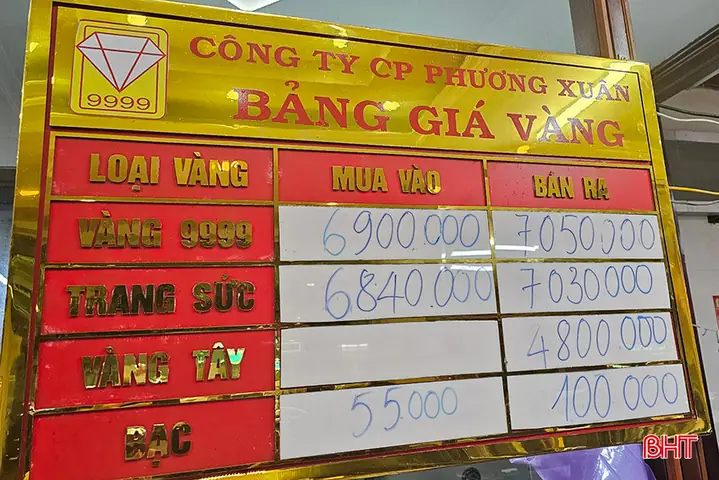 Giá Vàng 9999 Ở Hà Tĩnh Giá Vàng 9999 Ở Hà Tĩnh