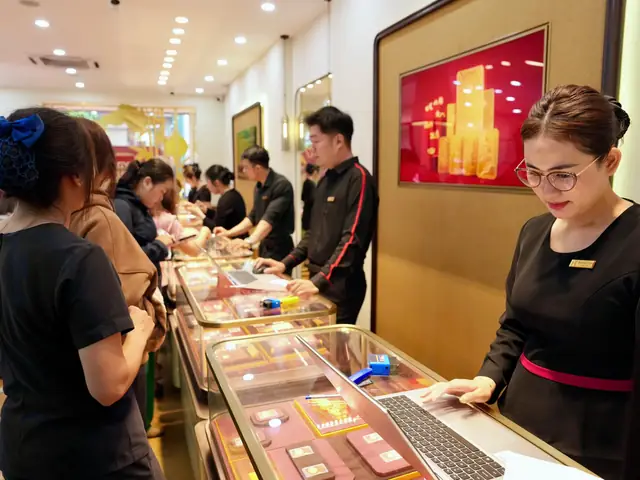 Giá Vàng Giảm Sau Ngày Vía Thần Tài