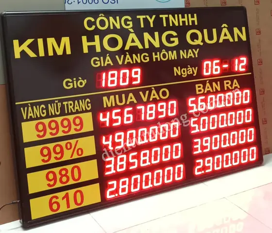 Giá Vàng Hôm Nay Ở Bình Dương
