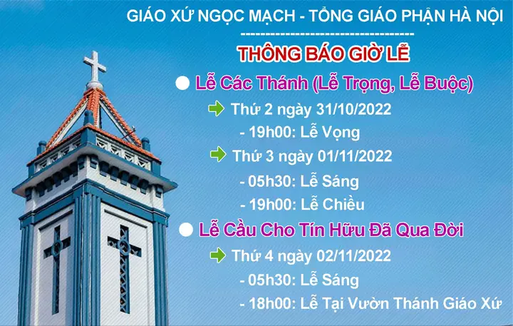 Giờ Lễ Nhà Thờ Giờ Lễ Nhà Thờ