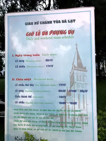 Giờ Lễ Nhà Thờ Giờ Lễ Nhà Thờ
