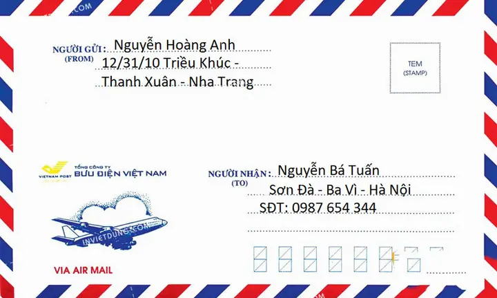 Gửi Thư Bưu Điện Gửi Thư Bưu Điện