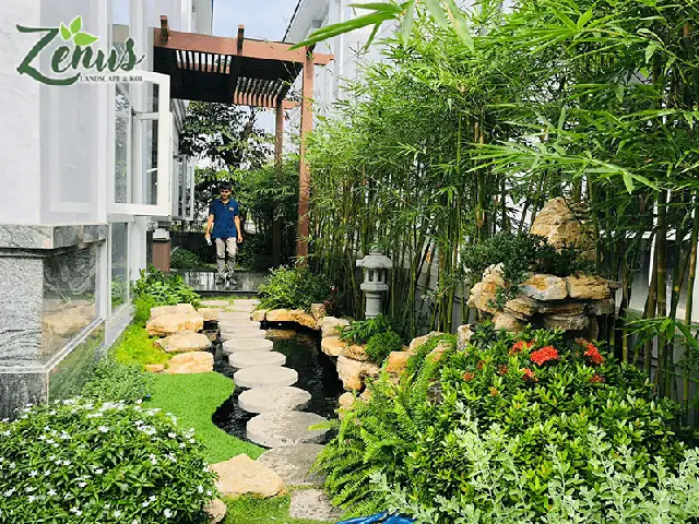 Hồ Cá Koi Bên Hông Nhà Hồ Cá Koi Bên Hông Nhà