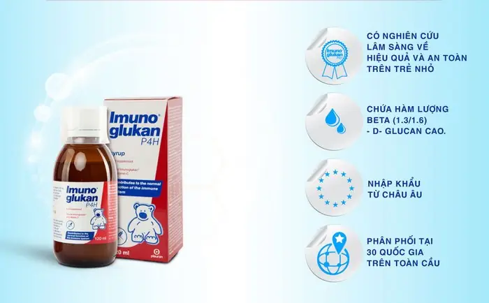 Imunoglukan Có Nghiên Cứu Lâm Sàng Trên Trẻ Nhỏ