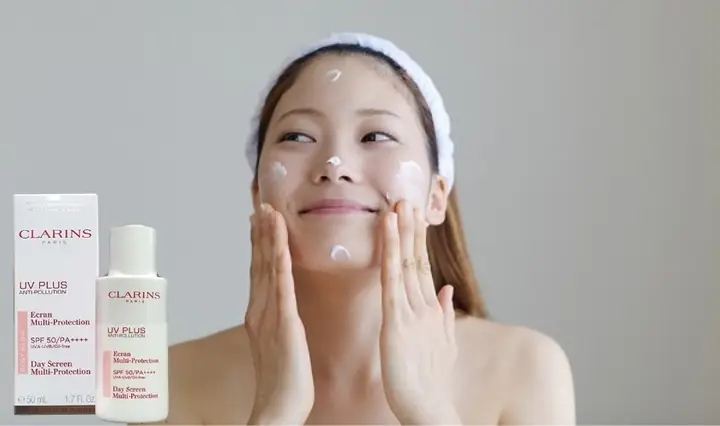 Kem Chống Nắng Clarins Màu Hồng Review