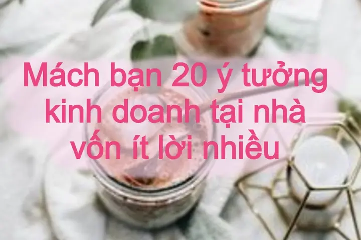 Kinh Doanh Tại Nhà Kinh Doanh Tại Nhà
