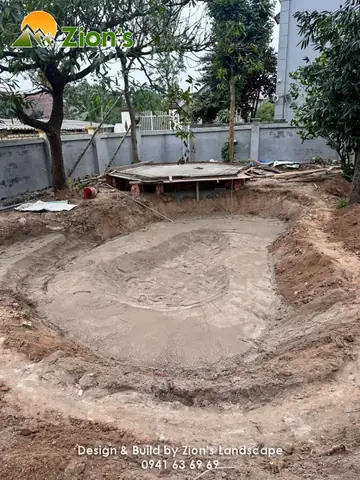 Làm Hồ Cá Koi Bằng Bạt