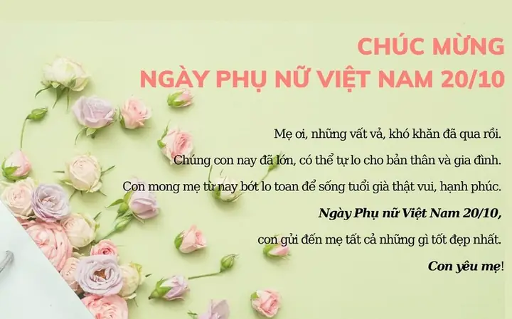 Lời Chúc Hay Và Ý Nghĩa Ngày 20 10 Lời Chúc Hay Và Ý Nghĩa Ngày 20 10