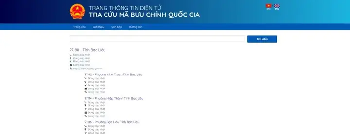 Mã Zip Bạc Liêu Mã Zip Bạc Liêu