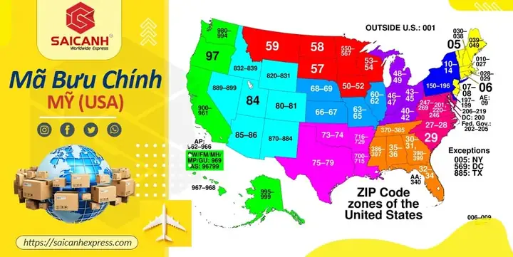 Mã Zip Của California Mã Zip Của California
