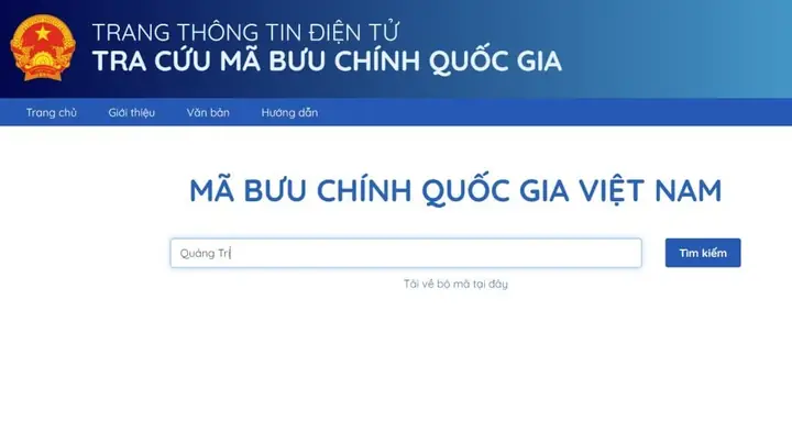 Mã Zip Quảng Trị