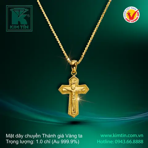 Mặt Dây Chuyền Thánh Giá Vàng Mặt Dây Chuyền Thánh Giá Vàng