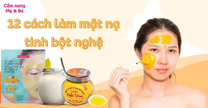 Mặt Nạ Tinh Bột Nghệ Trị Mụn Và Thâm