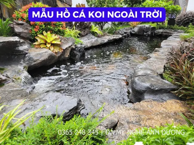 Mẫu Hồ Cá Koi Mini Đẹp Mẫu Hồ Cá Koi Mini Đẹp