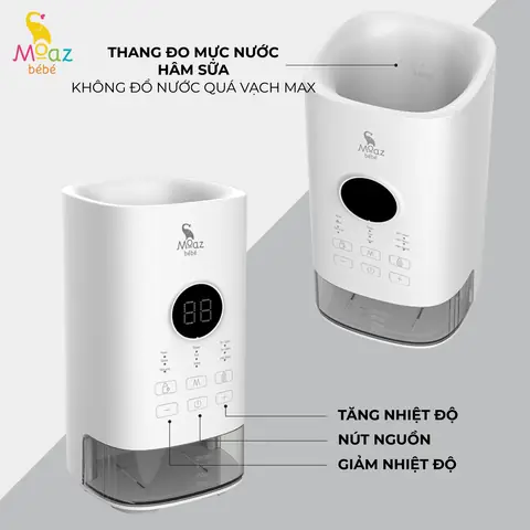 Máy Hâm Sữa Moaz Bebe Đơn