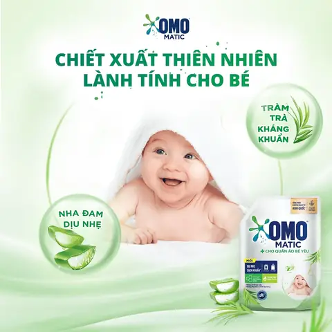 Nước Giặt Omo Cho Em Bé
